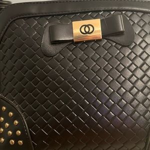 Cute black over the shoulder purse